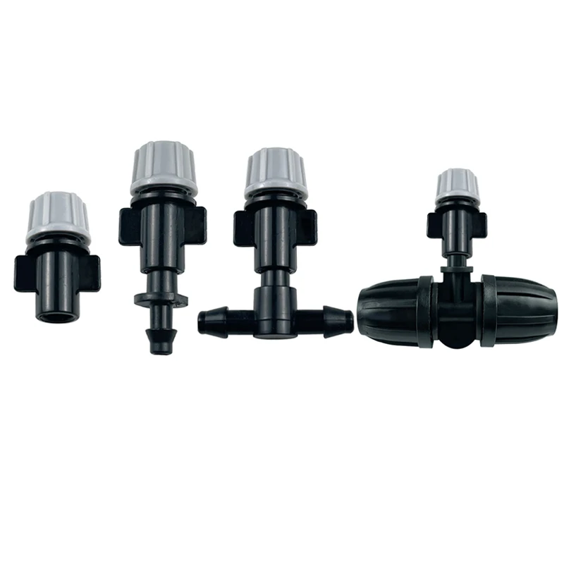 

Grey Plastic Misting Nozzle Drip Irrigation System For Outdoor Patio Garden Atomizing Sprinkler Pack Of 20 Pcs