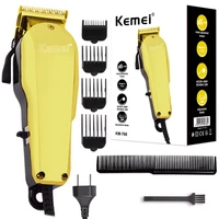 original kemei adjustable hair clipper professional corded 220 240v hair trimmer for men 12w powerful haircut machine tapering