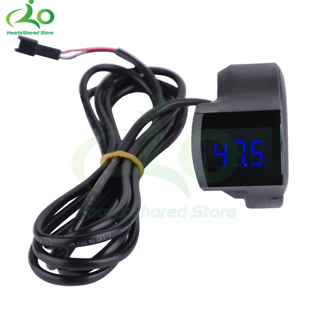 

Universal Electric Bicycle Voltage Display Handlebar Voltmeter Display for Electric Bike Scooter E-bike Accessories