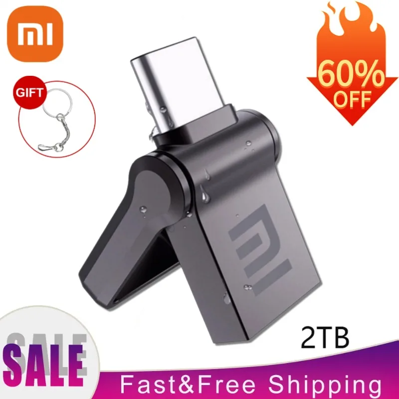 XIAOMI USB3.0 флэш-накопитель 2 ТБ 1 512 ГБ 256 USB 3 0 памяти U Stick Pen Drive 128 водонепроницаемый