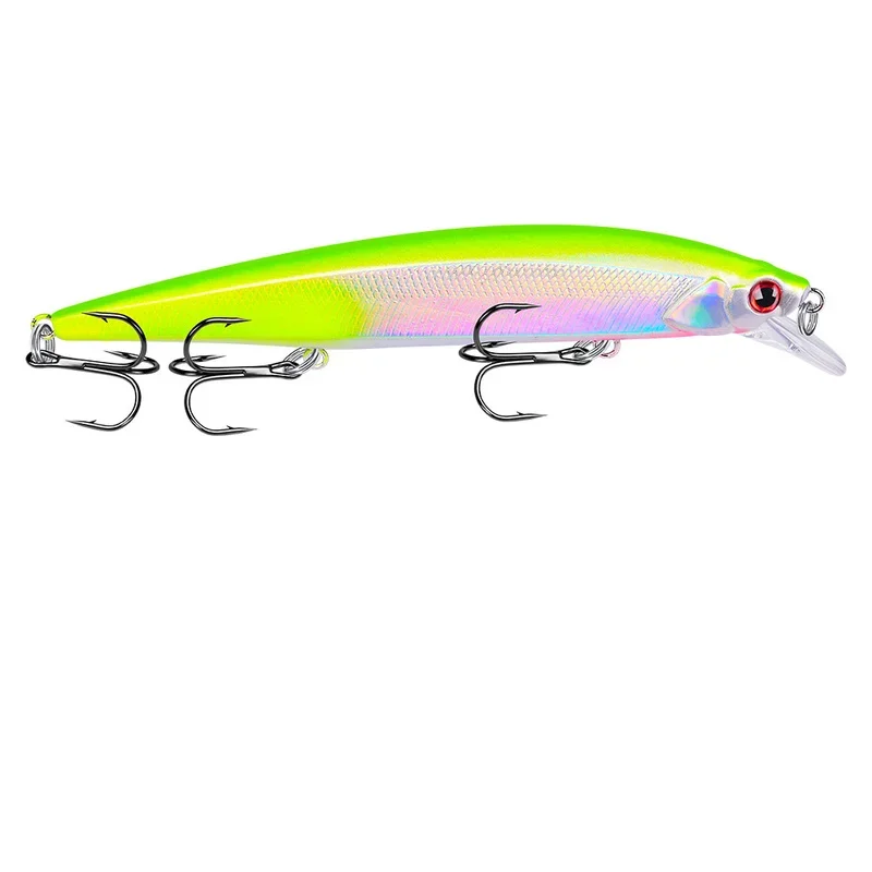 3D Bionic Minnow Fishing Lure 3 3D 14 18 5 1 AliExpress