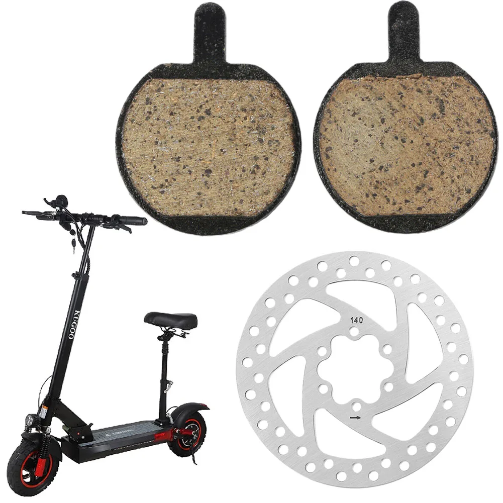 

Аксессуары для электровелосипеда 140 мм стальной тормозной диск ротор с полимерной дисковой тормозной колодкой для Kugoo M4 Запчасти для электр...
