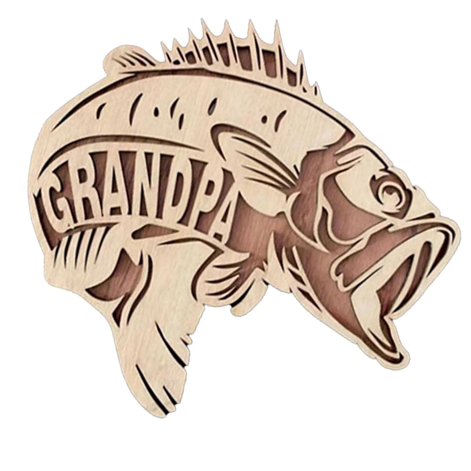 

Деревянный декор в виде рыбы, подарки на день отца, деревянное украшение в форме рыбы, используемое в семье и ресторане, Рождественское укра...