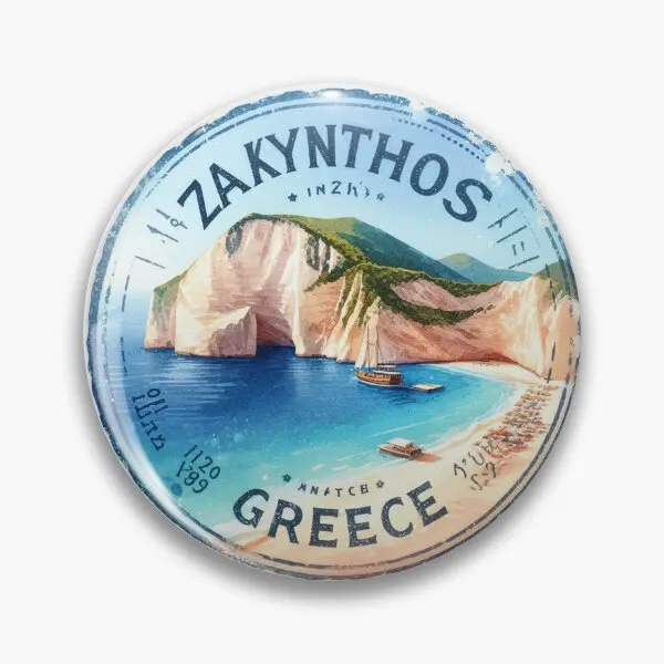 Zakynthos Ретро Винтаж Мягкая Булавка на Пуговицах Шляпа Симпатичная Брошь Одежда