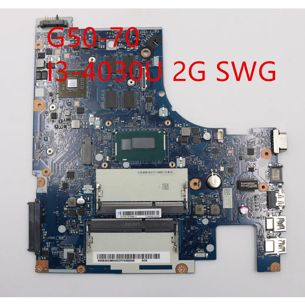 Материнская плата для ноутбуков Lenovo G50-70 материнская плата I3-4030U SWG 2G 5B20G36643