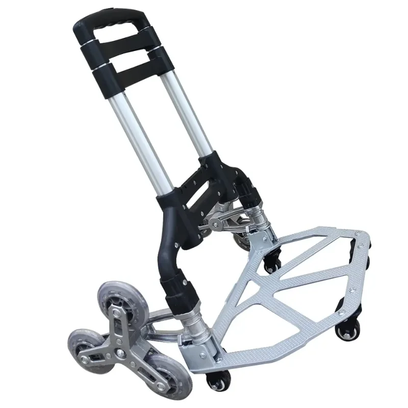 

Aluminum Foldable trolley dolly stair climber with Durable TPR Wheels or Crystal Wheels