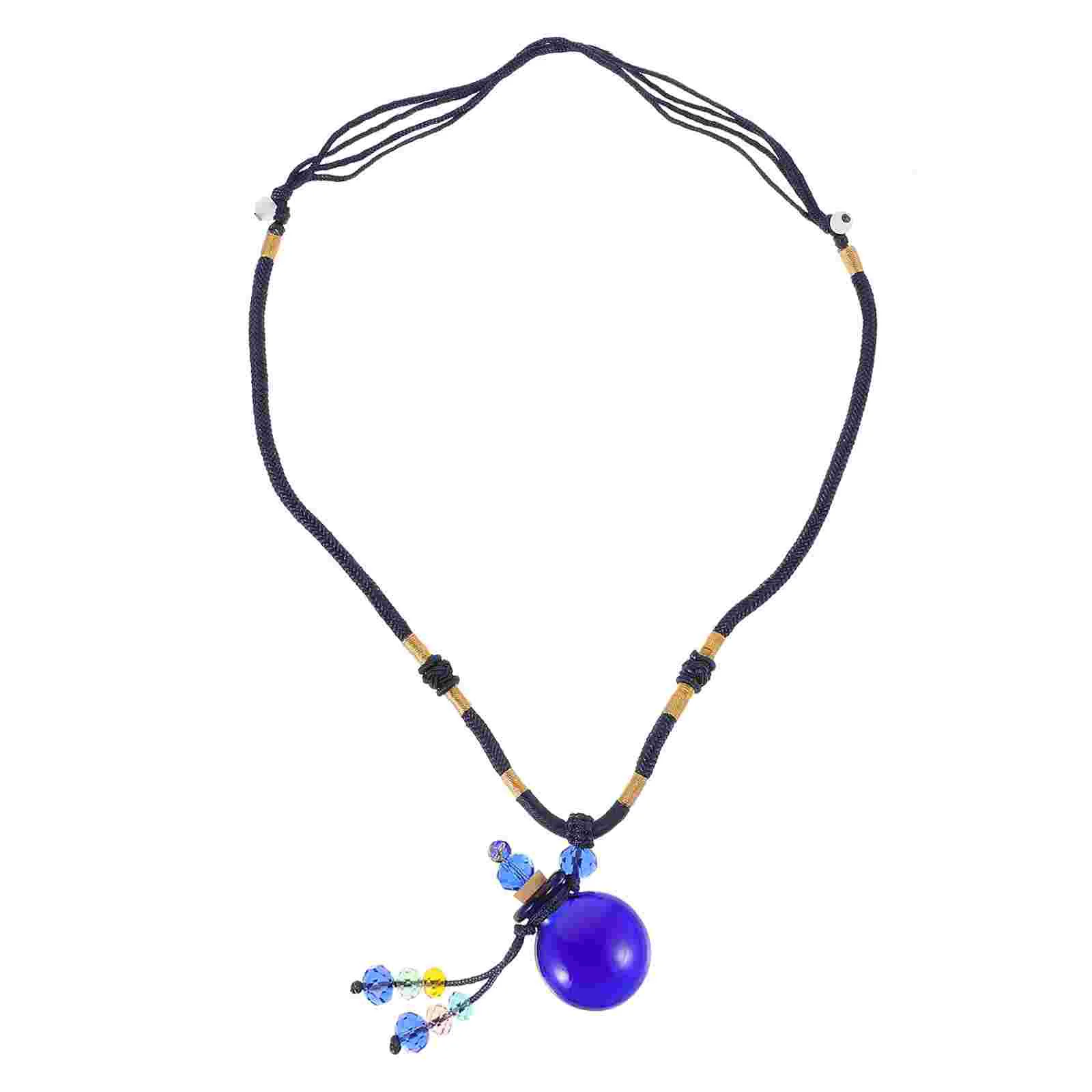 

Essential Oil Bottle Necklace Decorative Aromatherapy Diffuser Car Pendant Women’s Jewelry Perfume Creative