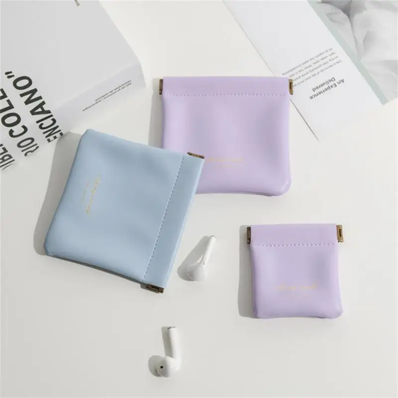 

Dirt Resistant Make Up Cases Wear-resistant Exquisite Makeup Bag Portable Earphone Bag Storage Package Unisex Small Coin Purse