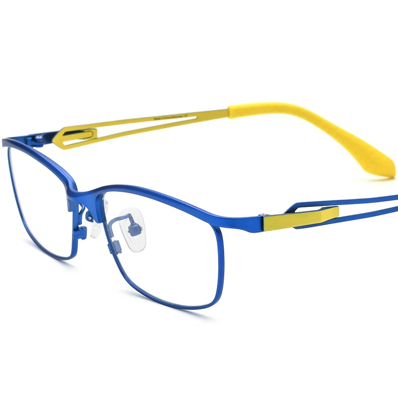 Модная квадратная оправа для очков близорукости из сплава Титания роскошная