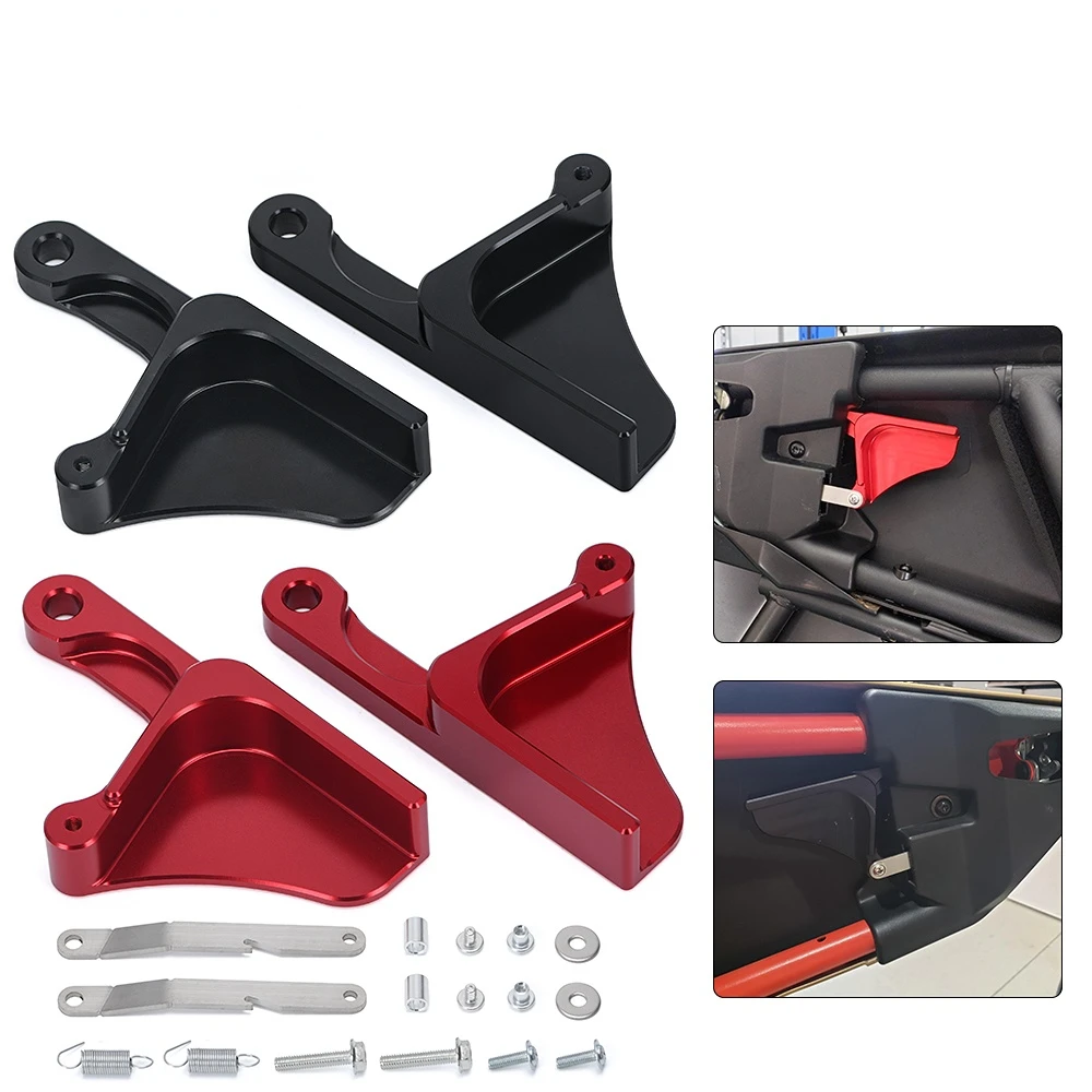 

Fit For Can-Am Maverick X3 X DS RS Turbo R Max 2 & 4 Door 2017-2020 2019 2018 Billet Aluminum Anodized Door Handle Latches Sets