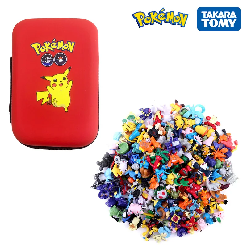 

5 styles Pokemon box with 24Pcs Action Figure 2-3CM Mini small figurine Model Toy Pikachu Anime Kids Collect Doll Birthday Gift