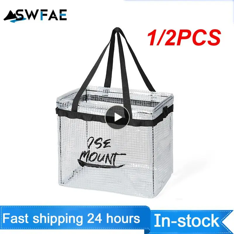 

1/2PCS Outdoor Camping Meal Bag Large Storage Lamp Tableware Bag Camping Tool Picnic Camp Travel Bag Camping Camping Storage Bag