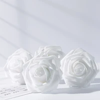 simulation white rose flower shooting props photography background decoration photo ornaments photography props