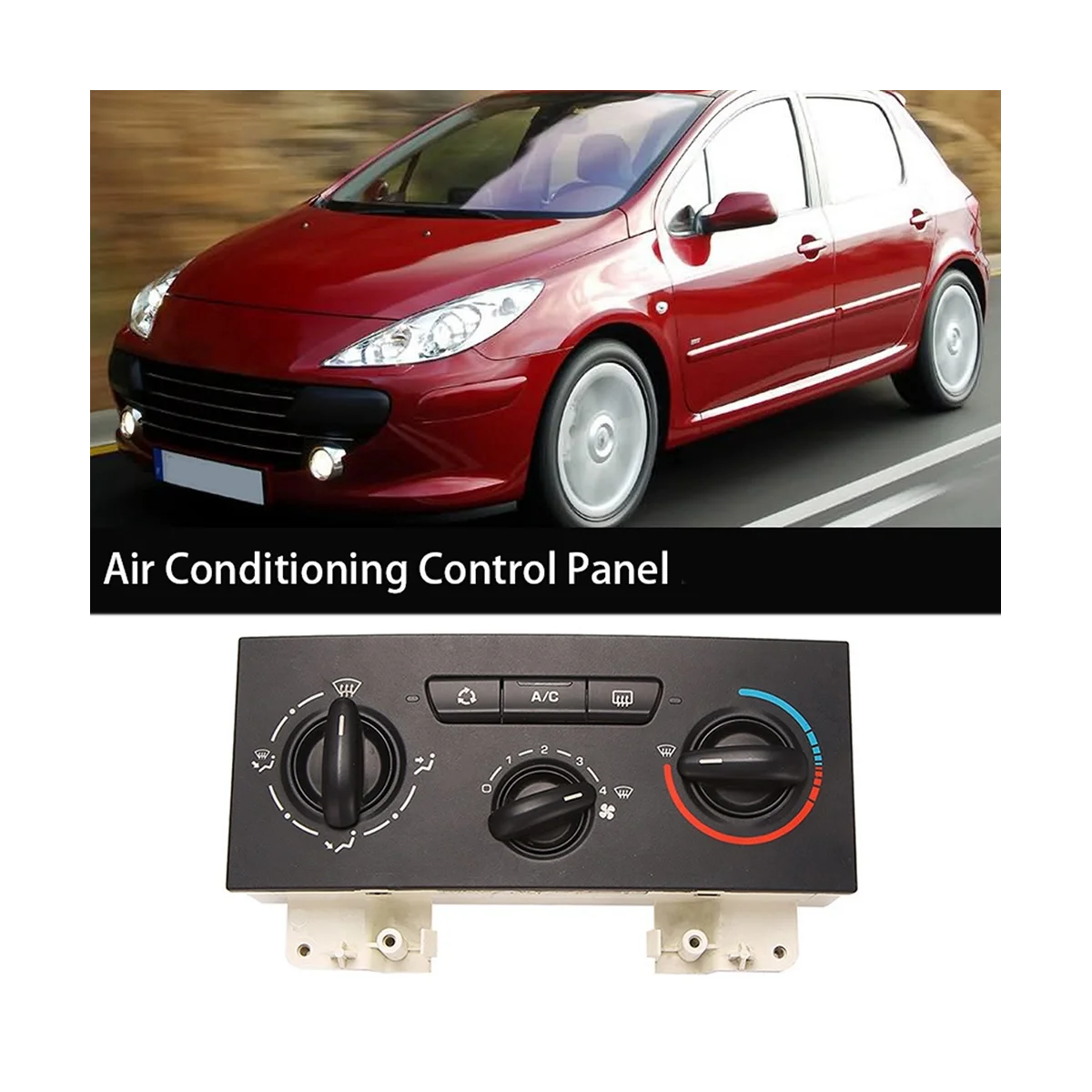 6451JS 6451JR 6451LF панель управления воздушным кондиционированием в сборе для 307 2004-2010