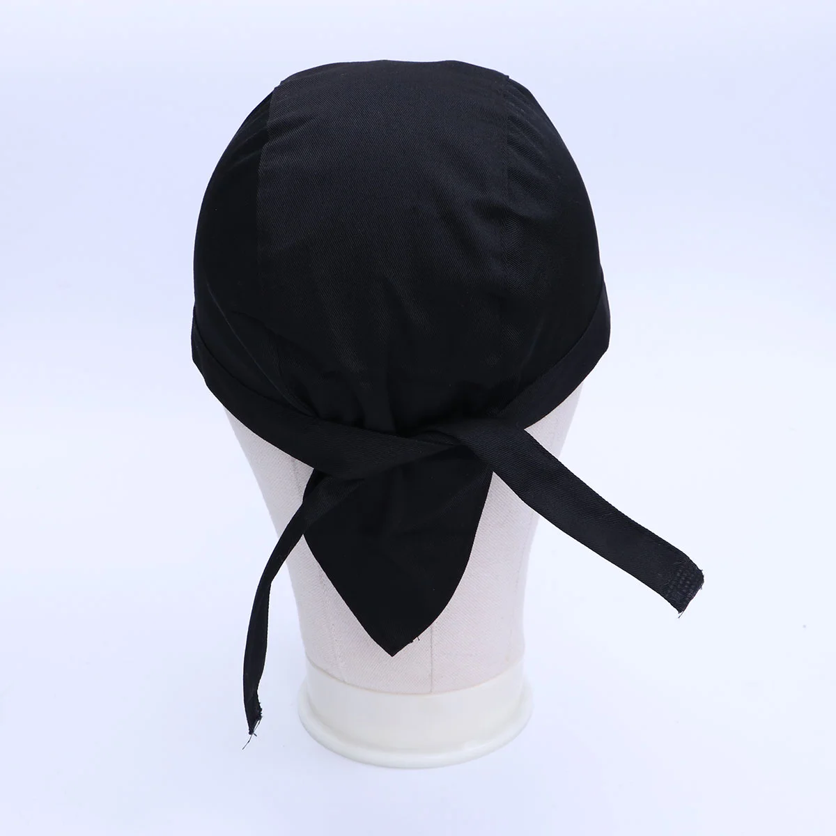

Fashion Hat Kitchen Catering Ribbon Turban (Black)