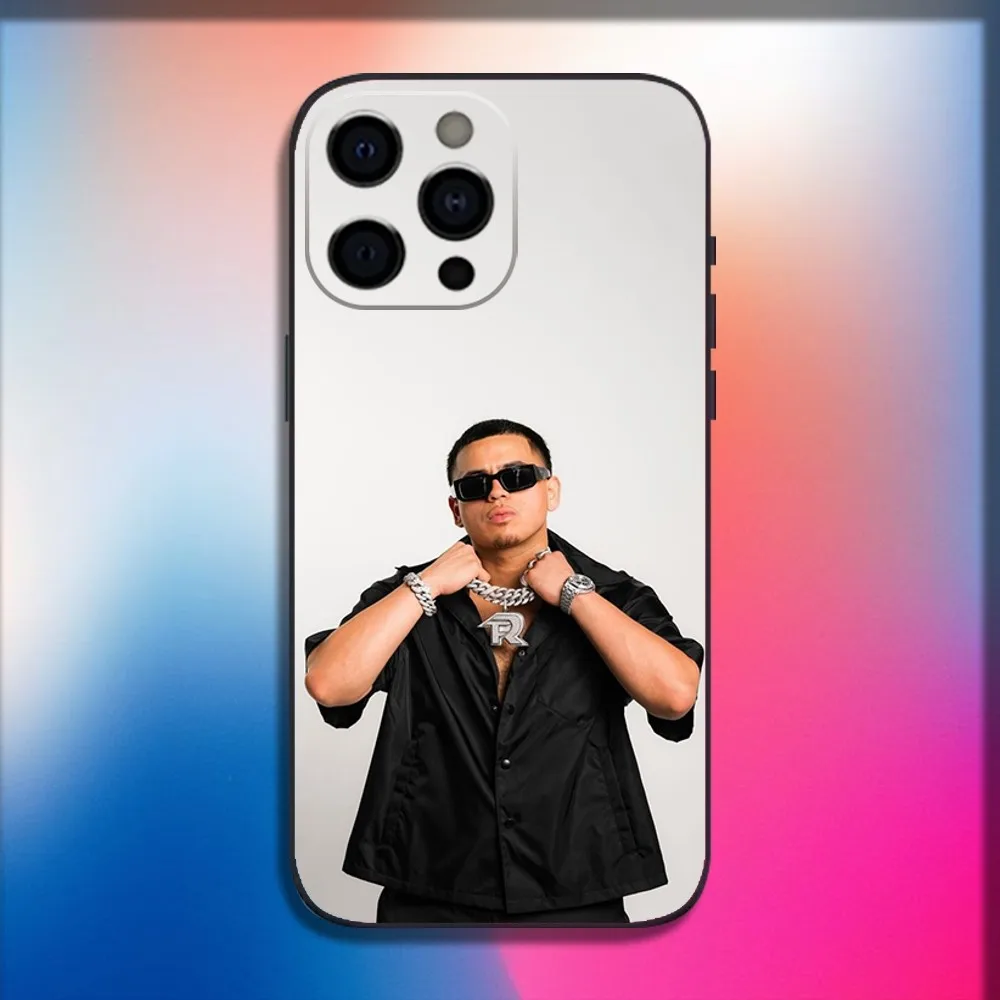 Чехол для телефона Rapper JOP F-Fuerza Regida iPhone 16 15 14 13 12 11 Pro X XS Max XR Plus Mini Soft Black Cover