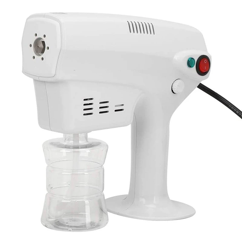 

Electric Sprayer Fogging Machine Disinfection Blue Light Nano Handheld Adjustable Humidifier For Indoor And Car EU Plug