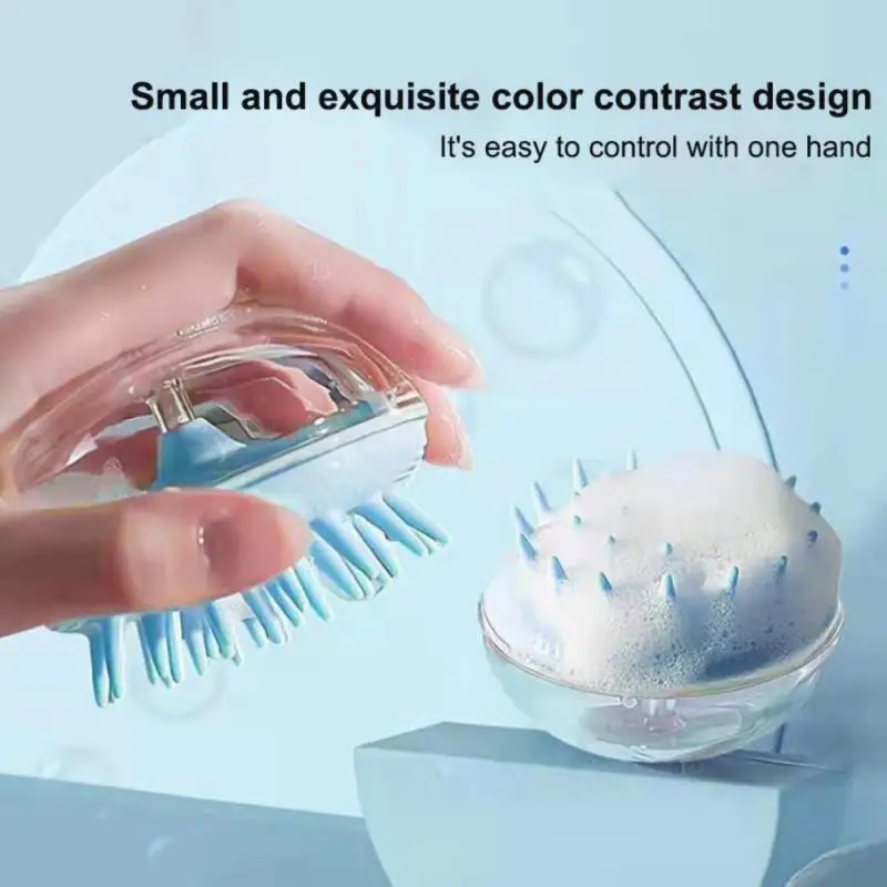 

New Pet Bath Brush Soft Silicone Massage Gloves Bathroom Shower Grooming Cleaning For Dogs Cats Dog Products Pet Accessories