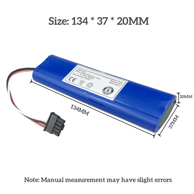 Сменный аккумулятор 4S1P 14 8 в для робота-пылесоса Xiaomi Mijia Mi PINR18650