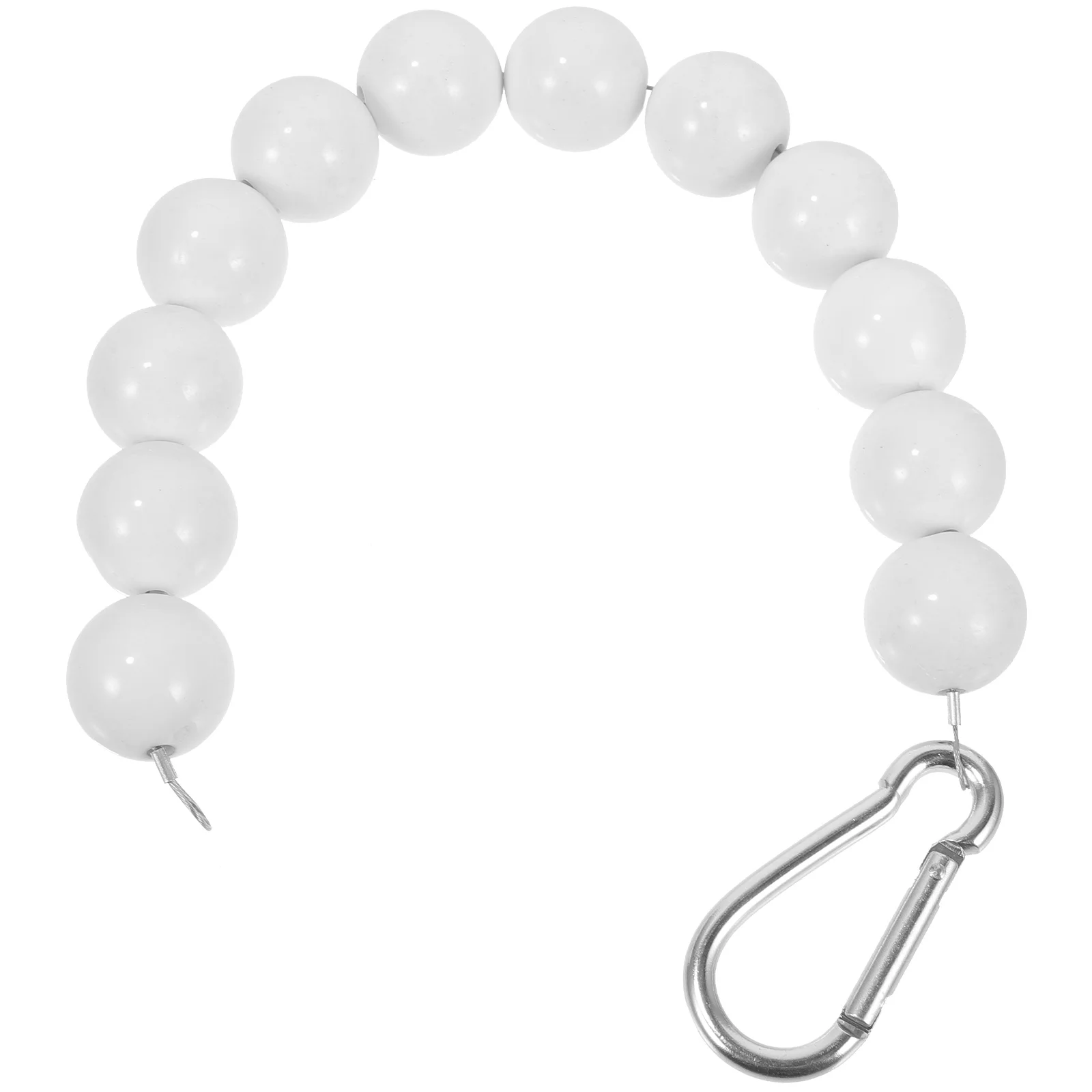 

Подвесное кольцо для флагштока, аксессуары из бисера, ожерелье из нержавеющей стали, весы, сменные бусины, подвеска из бисера