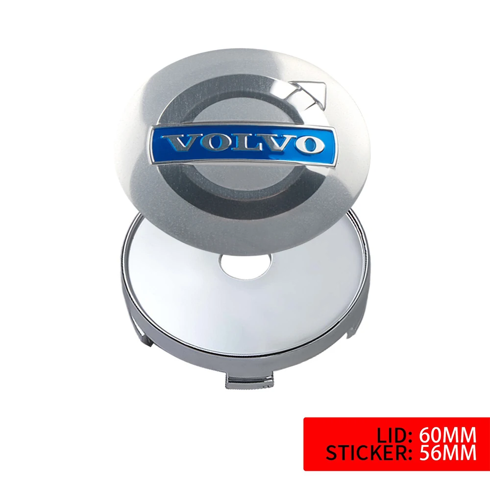 

4 шт., 56/60 мм, центральная ступица колес автомобиля, накладки на обод, аксессуары для Volvo RDESIGN XC60 XC90 V60 V40 XC40 V50 S60 V70 C70 XC40