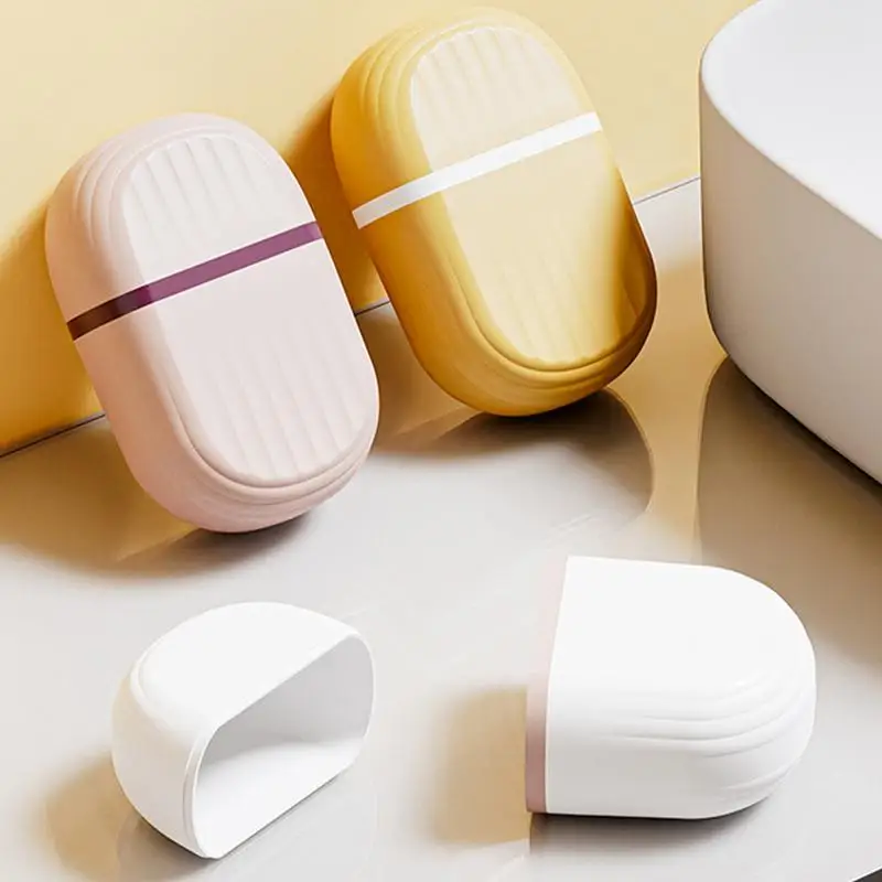 

280ml Capacity Portable Travel Soap Container Bathroom Soap Dish Holder Sealing Soap Case Small Box Strong box for Trip Journey