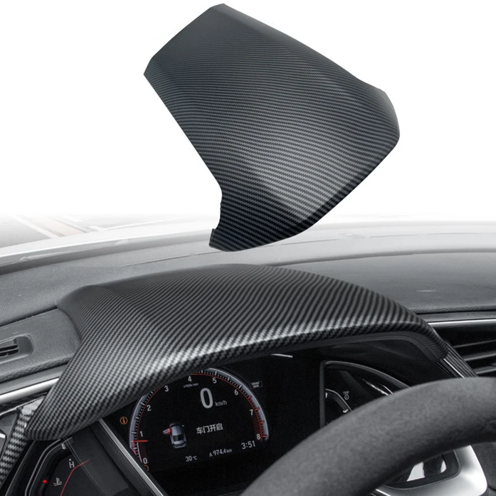 

Car-styling Central control instrument panel decorative frame modification cover interior accessories For Honda Civic 10th