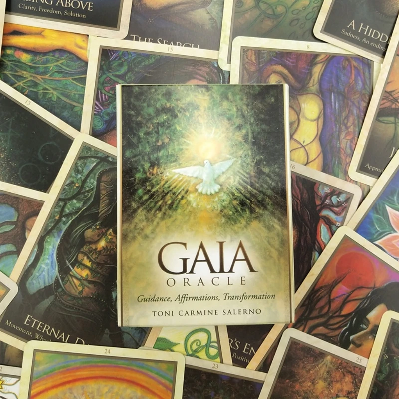 

Gaia Oracle Cards 45-Card Deck Tarot English Version Party Board Game Divination Fate