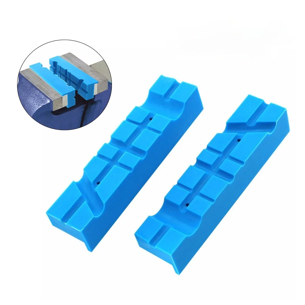 2pcs Magnetic Vise Protective Jaws Face Pads Soft Rubber Protector Accessories Operation Simple and Use Conveninently
