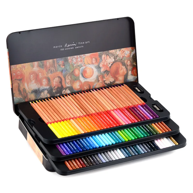 

Профессиональный фотографический карандаш заднего вида, 24/36/48/72/100/120 цветов