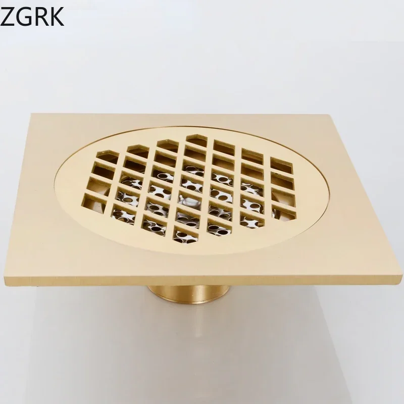 Антикварный слив для пола с защитой от запаха 15*15 см сливная крышка ванной