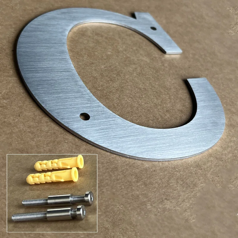 

Металлические адресные таблички из нержавеющей стали