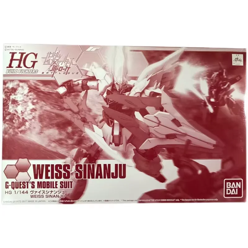 Оригинальные Аниме фигурки BANDAI оригинальные модели HGBF MSN-06SW WEISS SINANJU игрушки