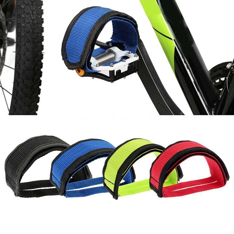 

2Pcs Bicycle Pedal Straps Bicycle Pedal Straps Toe Clip Strap Belt Adhesivel Bike Pedal Tape Fixed Gear Cycling Fixie Cover
