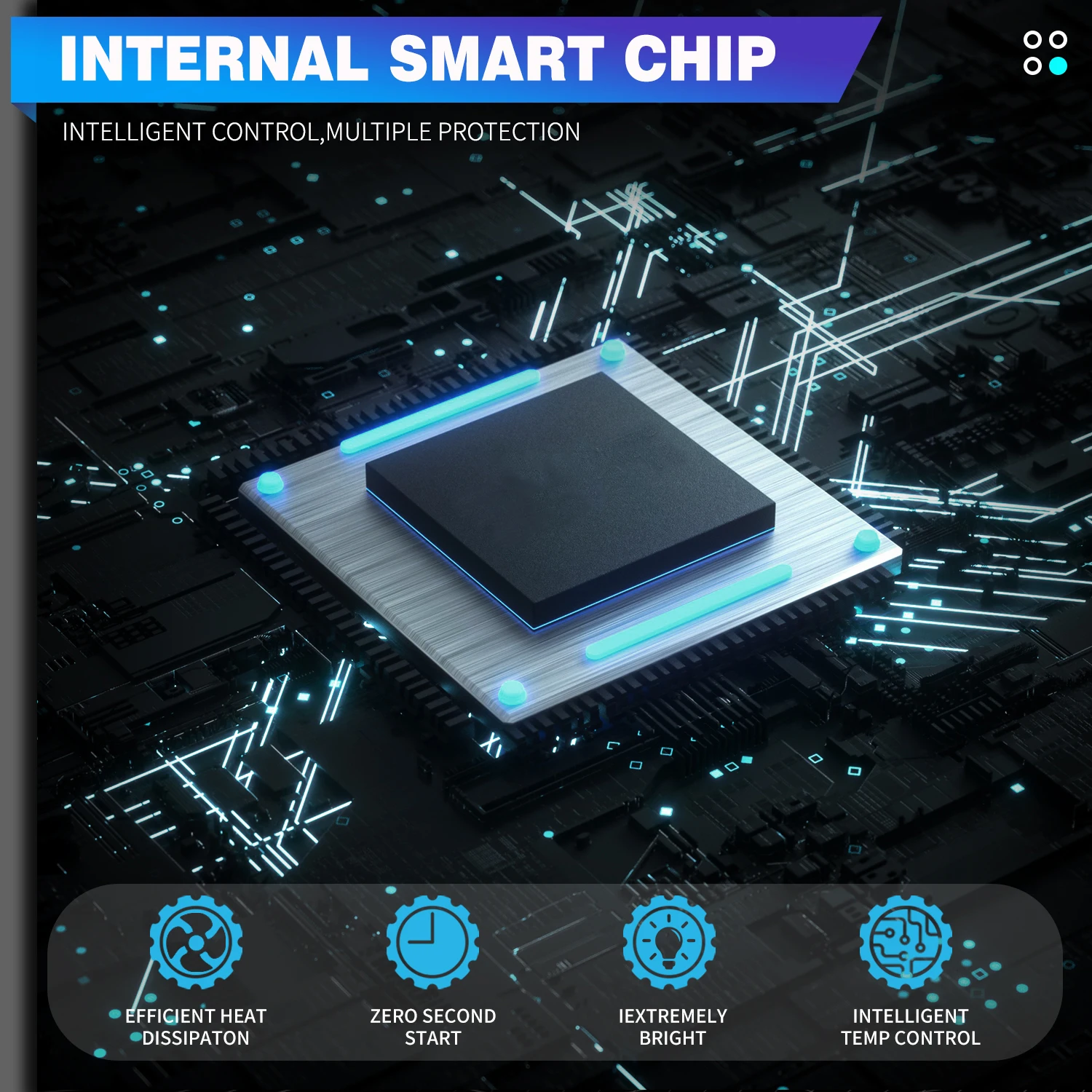 H4 H7 H11 LED 7035 CPS CANBUS Лампа 680 Вт Высокая мощность 9005 HB3 9006 HB4 H8 H9 9012 HIR2 Автомобильная