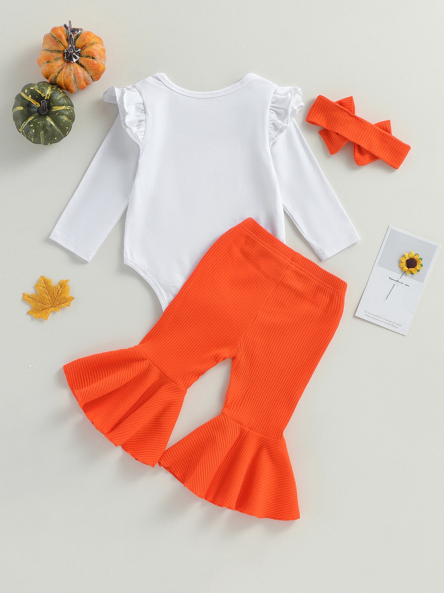 

Baby Boy Fall Outfits Long Sleeve Jumpsuit Corduroy Pants Hat Set Halloween Costume