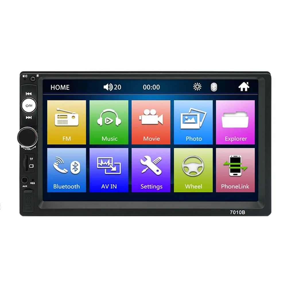 

2 Din Car Radios Bluetooth Autoradio HD Touch Screen FM Audio For Toyota KIA Car Stereo MP5 MP3 Multimedia Radio Player