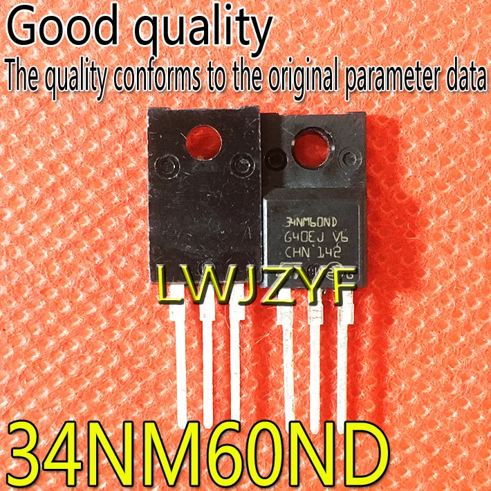

New 34NM60ND STF34NM60ND TO-220F N 600V 29A MOSFET Fast shipping