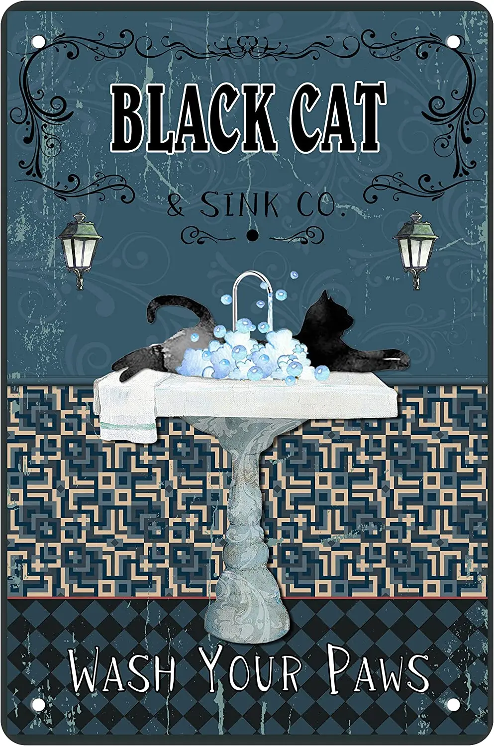 Настенный ретро-постер для ванной комнаты, забавная Оловянная табличка в стиле ретро