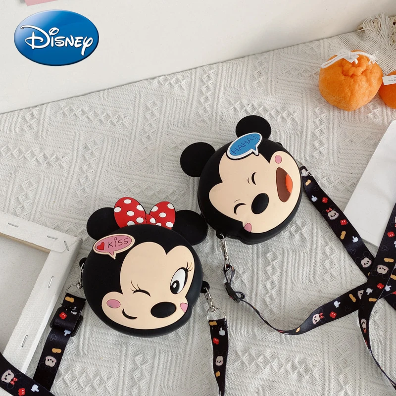 

Сумка-мессенджер Disney для девочек, миниатюрная сумочка-тоут с мультяшным Микки и Минни, модные аксессуары для мелочей, 2022