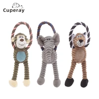 pet plush toy monkey lion shape chew toy for dogs puppy cotton rope molar cleaning teeth dog toy training game pet supplies