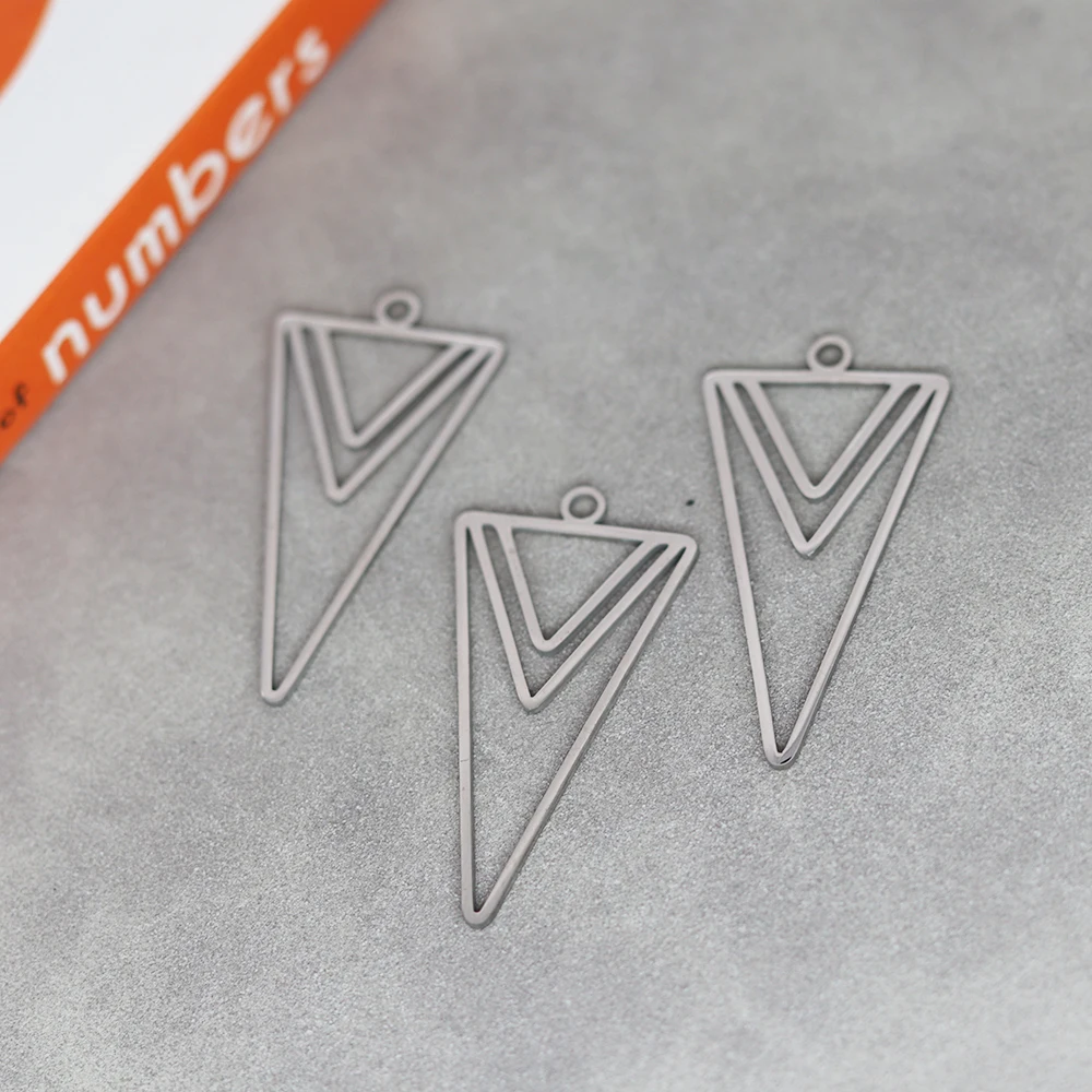 Коннекторы для ювелирных изделий из нержавеющей стали 3 шт./партия