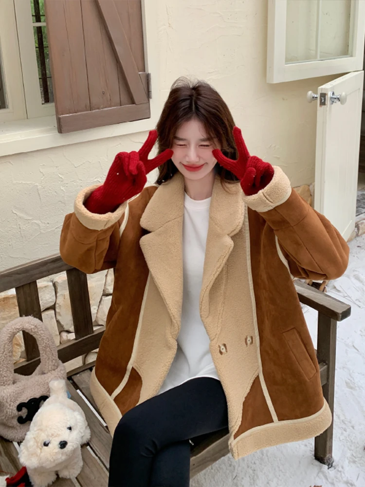 Женская зимняя утолщенная верхняя одежда из меха Maillard с воротником-стойкой новый