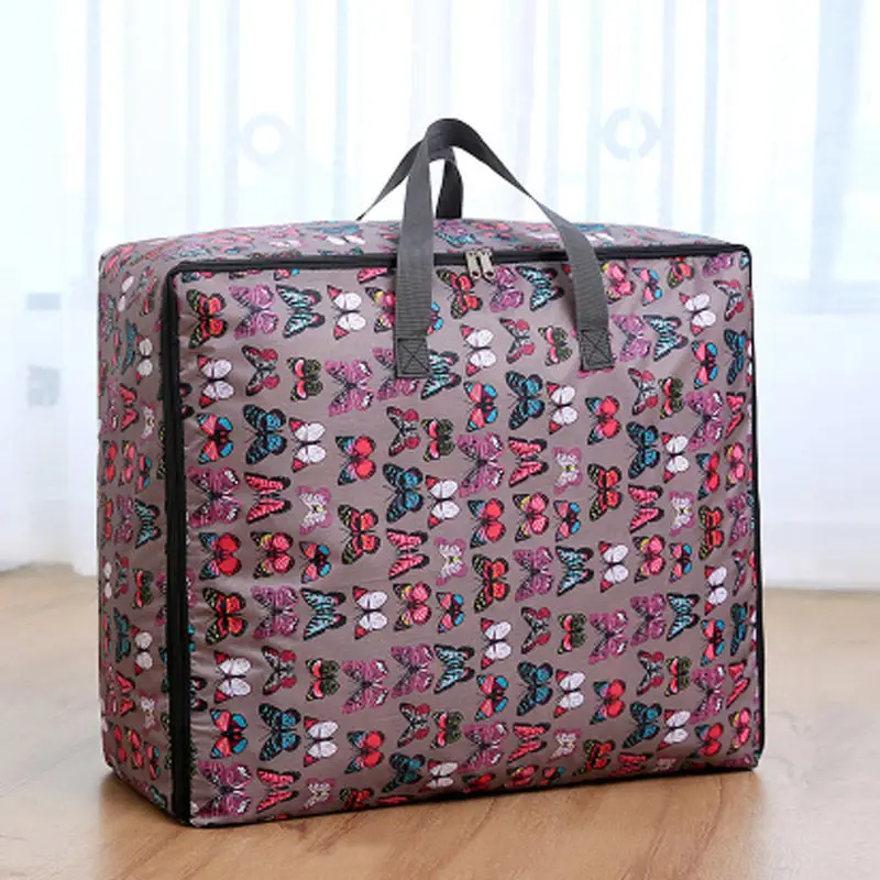 Portable Underbed Storage Boxes For Clothing Quilt Home Tidy Bag Multi Color Travel Luggage Organizer Container S M L |