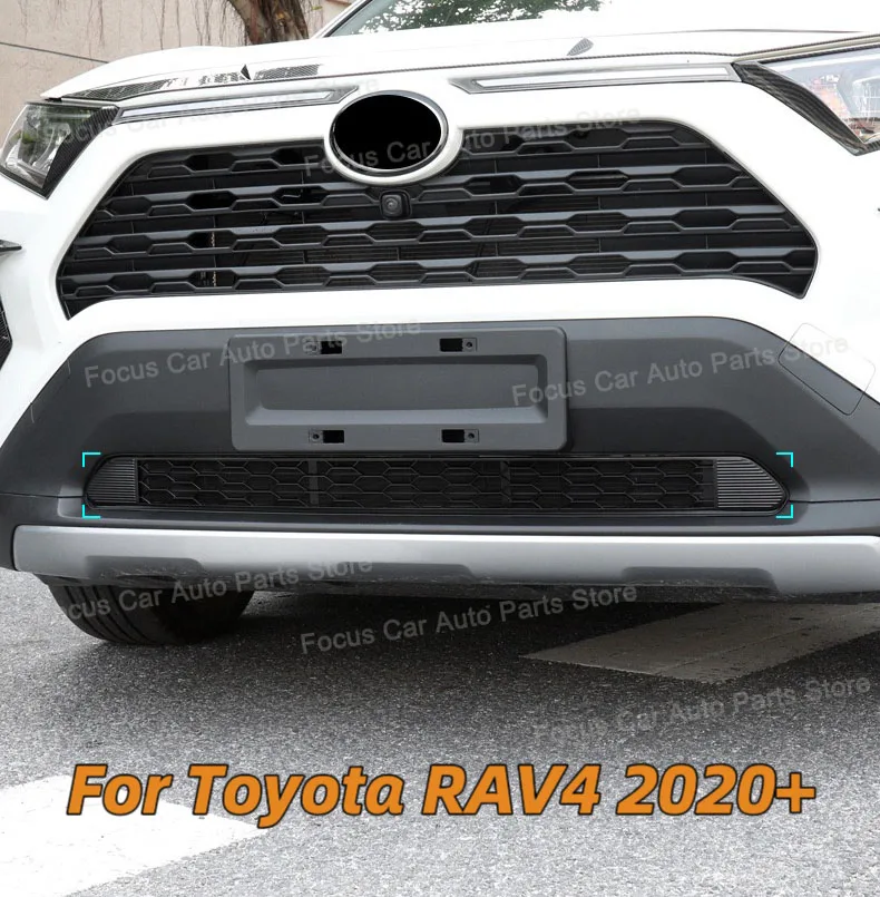 Передний бампер для Toyota RAV4 2020 нижняя ветровая сетка решетка средняя