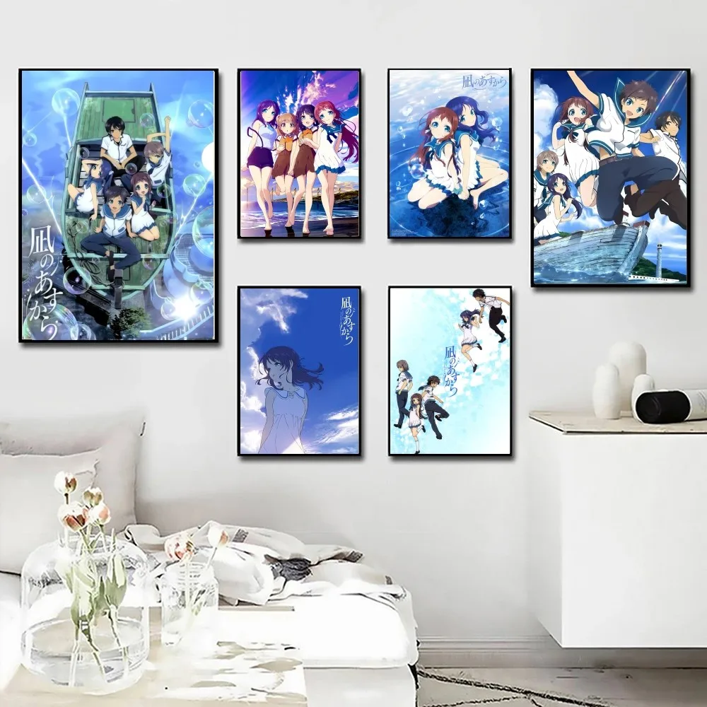 N-Nagi No A-Asukara Anime Manga Poster Wall Art Home Decor Room Digital Painting Living Restaurant Kitchen