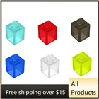 Детский конструктор прозрачный, 1x1, из блоков, прозрачный, 3005, 10 шт.