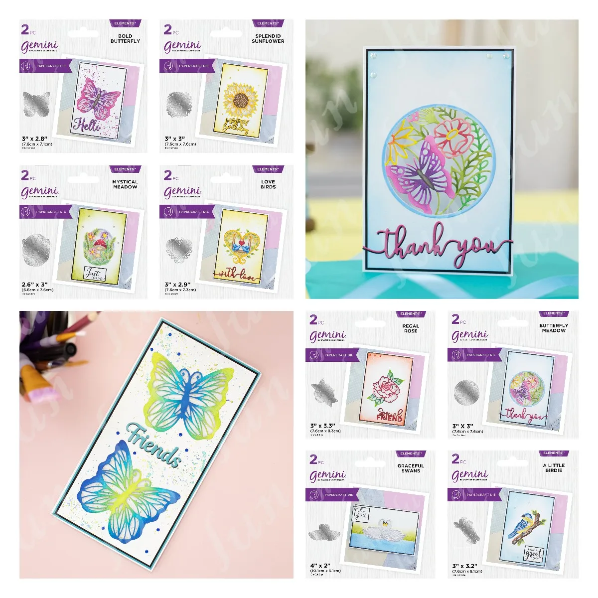 

2023 New Sunflower Butterfly Cutting Dies Scrapbooking Paper Card Diy Making Album Stencils Template Metal Cut Die Cuts Craft