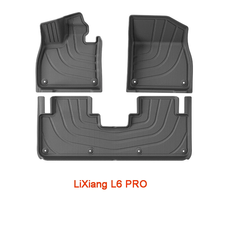 

Коврики для автомобиля LiXiang Li, коврики для автомобиля L6 PRO MAX 2024, коврики для груза, подкладка для багажника, внутренние аксессуары для левого руля из ТПЭ