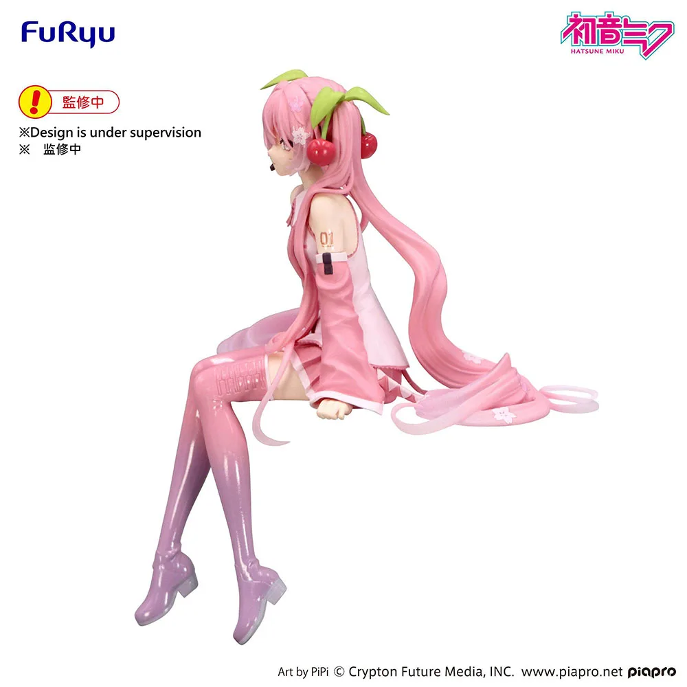 Фото В наличии: Фигурка FuRyu Noodle Stopper Hatsune Miku -Sakura Miku 2026- из ПВХ, 14 см, коллекционная модель аниме-персонажа №2